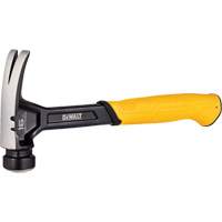 Marteau en acier avec panne arrache-clous, 16 oz, Prise en Acier plein - DEWALT DWHT51003