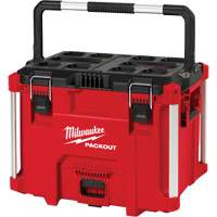 PACKOUT XL Tool Box, 16-1/4" x 22" x 17", Black/Red - Milwaukee 48-22-8423