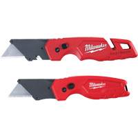 2-Piece FASTBACK Folding Utility Knife Set, Plastic Handle - Milwaukee 48-22-1503