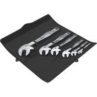Jeu de 6 cl&eacute;s &agrave; fourches &agrave; r&eacute;glage automatique Joker, Ajustable, 6 morceaux, Imp&eacute;rial - Wera Tools 05020111001