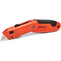 Couteau r&eacute;tractable, Acier, Prise en Aluminium - Crescent CTKRTC