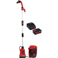 Pompe &agrave; eau propre pour baril de pluie sans fil avec batterie 4 Ah et ensemble de d&eacute;part de chargeur, 18 V, 792,5 gal./min - Einhell 4170427/4512132