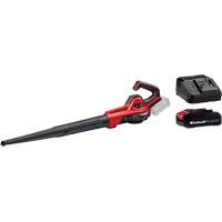 Souffleuse universelle 110 pi3/min sans fil avec batterie 2,5 Ah et ensemble de d&eacute;part de chargeur, 18 V, Vitesse d'air 155,34 mi/h, &agrave; pile - Einhell 3433551/4512131
