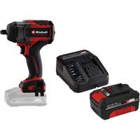 Professional Cordless Impact Wrench with 4Ah PXC Battery & Charger Starter Kit, 18 V, 1/2" Socket - Einhell 4510098/4512132
