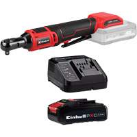 Cordless Ratchet with 2.5Ah PXC Battery & Charger Starter Kit, 18 V, 3/8" Drive - Einhell 4514323/4512131