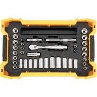 Jeu d'outils 3/8" & 1/2" pour m&eacute;canicien avec plateau & couvercle TOUGHSYSTEM 2.0 - DEWALT DWMT45403