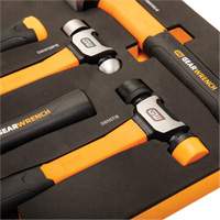 Mixed Hammer Set in Foam Storage Tray, 5 Pieces - Gearwrench GWH5PCMS