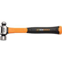 Marteau &agrave; panne ronde, Poids de la t&ecirc;te 16 oz, Face Ordinaire/Poli, Prise Fibre de verre - Gearwrench GWHFGBP16