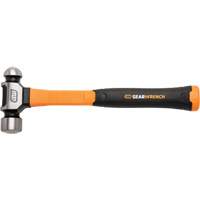 Marteau &agrave; panne ronde, Poids de la t&ecirc;te 24 oz, Face Ordinaire/Poli, Prise Fibre de verre - Gearwrench GWHFGBP24