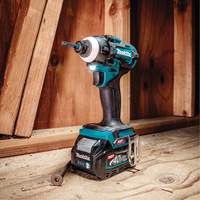 Tournevis &agrave; chocs 1/4" sans balai XGT (outil seulement), 1/4", 2040 lb-po Couple max., 40 V, Lithium-ion - Makita TD004GZ