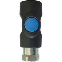 TOPQUIK S1 Industrial Quick Coupler, Polyester Composite/Stainless Steel, 1/4", Female NPT, 174 PSI - Topring 20.415