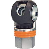 TOPQUIK SC Industrial Quick Coupler, Nickel-Plated Steel, 1/2", Female NPT, 359 PSI - Topring 22.887