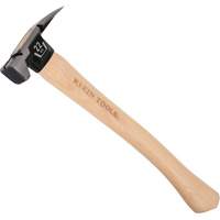 Marteau &agrave; panne fendue droite &agrave; face meul&eacute;e, 22 oz, Prise en Bois, 16-1/10" lo - Klein Tools H80922H