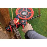 One-Hand Bar Trigger Clamps with 360° Rotating Handle Set, 12" (304.8 mm) - Bessey EHKL360-12-SET