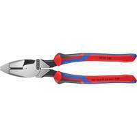 Pince pour monteurs de lignes &agrave; levier d&eacute;multipli&eacute;, t&ecirc;te type Nouvelle-Angleterre avec poign&eacute;e KNIPEXTEND - Knipex 09 02 240 SBA