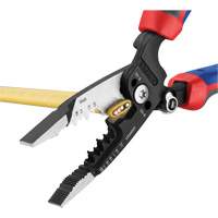 Forged Wire Stripper with KNIPEXTEND Handle, 8" L, 10 - 20 AWG - Knipex 13 72 8 SBA