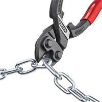 Coupe-boulons compact &agrave; levier d&eacute;multipli&eacute; CoBolt&reg; XL avec lame &agrave; encoche, 10" l, Coupe centrale - Knipex 71 31 250 SBA