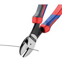 Pince coupante diagonale &agrave; levier d&eacute;multipli&eacute; avec poign&eacute;e KNIPEXTEND, 8" lo - Knipex 74 02 200 SBA