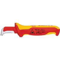 Couteau &agrave; d&eacute;gainer isol&eacute; - Knipex 98 55 SB