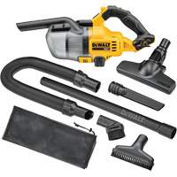 Cordless Dry Hand Vacuum, 20 V, 0.18 gal. Capacity - DEWALT DCV501HB