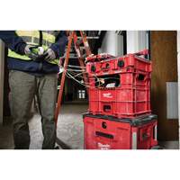 PACKOUT Wire Pulling XL Crate, 15-3/4" x 18-5/8" x 15", Black/Red - Milwaukee 48-22-8043