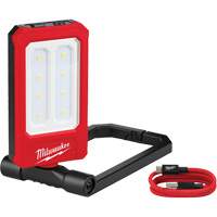 Baladeuse magn&eacute;tique rechargeable &agrave; profil bas, DEL, 100/250/500 lumens, Boîtier en Plastique/Aluminium - Milwaukee 2013R
