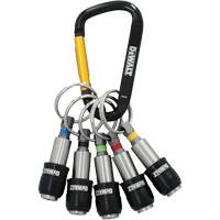 Keyring Bit Holder Set, 5 Pcs. - DEWALT DWAFHLDKC5