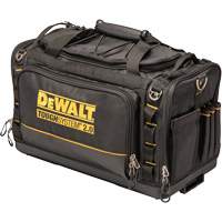 Sac &agrave; outils de chantier ToughSystem 2.0 r&eacute;sistant &agrave; la salet&eacute;, 1680 Denier, 50 pochettes, Noir/Jaune - DEWALT DWST08350