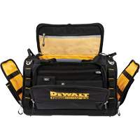 Sac &agrave; outils de chantier ToughSystem 2.0 r&eacute;sistant &agrave; la salet&eacute;, 1680 Denier, 50 pochettes, Noir/Jaune - DEWALT DWST08350