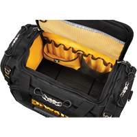 Sac &agrave; outils de chantier ToughSystem 2.0 r&eacute;sistant &agrave; la salet&eacute;, 1680 Denier, 50 pochettes, Noir/Jaune - DEWALT DWST08350
