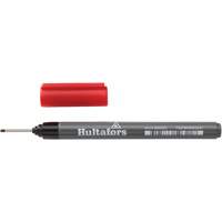 Marqueur &agrave; encre pour trous profonds, Rouge, Marqueur - Hultafors 650320