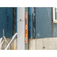 Niveau robuste pour entrepreneurs, Poutre en I, 2' lo, Aluminium, 3, Magn&eacute;tique - Johnson 1254-2400