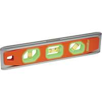 Niveau Torpedo Glo-View&reg;, 9" lo, Aluminium, 3 fioles, Magn&eacute;tique - Johnson 1435-0900