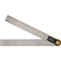 Digital Angle Locator & Ruler, 11" L, Stainless Steel, 1/32" Graduations - Johnson 1888-1100