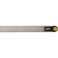 Digital Angle Locator & Ruler, 11" L, Stainless Steel, 1/32" Graduations - Johnson 1888-1100