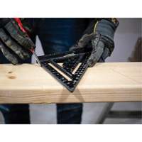 7-1/4" Johnny Square&reg; MACH-1 Smart Mark Rafter Square with Level Vial - Johnson 1904-0700V