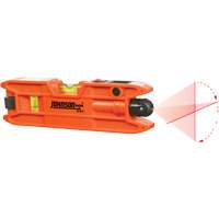 Niveau laser Torpedo, 7" lo, Plastique, 3 fioles, Magn&eacute;tique - Johnson 40-0915