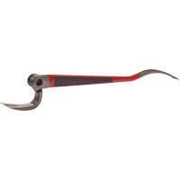 Adjustable Steel 209 SB Wrecking Bar with Rubber-Clad Handle, 2-1/5" Width, 25" Length - Hultafors 824115U