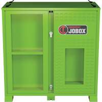 Ventilated Onsite PPE Storage Cabinet, Steel, High-Visibility Lime Green - Jobox By Crescent CJBPPE60V