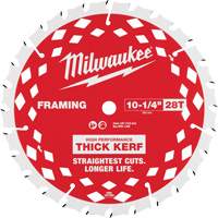 Thick Kerf Framing Circular Saw Blade, 10-1/4", 28 Teeth, Wood Use - Milwaukee 48-40-1048