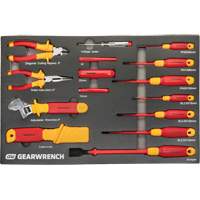 VDE Insulated Tool Set, 1000 V, 72 Pcs - Gearwrench GWVDE72
