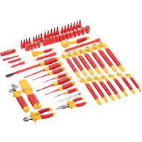 VDE Insulated Tool Set, 1000 V, 72 Pcs - Gearwrench GWVDE72