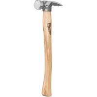 Marteau &agrave; face lisse, 16 oz, Prise en Bois - Milwaukee 48-22-9517