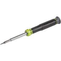 Tourne-&eacute;crou/tournevis de pr&eacute;cision 14-en-1 avec embouts TORX inviolables, 7" lo, Prise Coussin&eacute;e - Klein Tools 32314
