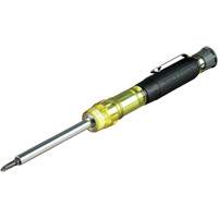 Tournevis multi-embouts pour &eacute;lectroniques 4-en-1, 6-5/8" lo, Prise Coussin&eacute;e - Klein Tools 32614
