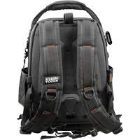 Tradesman Pro Tool Master Tool Bag Backpack, 11" L x 13-1/2" W, Black/Grey/Orange, Polyester - Klein Tools 55485