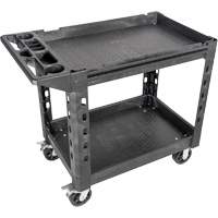 MODbox Utility Cart, 0 Drawers, 44-63/100" L x 25-1/2" W x 39" H, Black - Klein Tools 54831MB