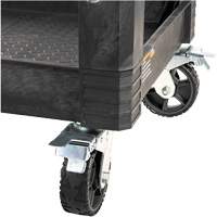 MODbox Utility Cart, 0 Drawers, 44-63/100" L x 25-1/2" W x 39" H, Black - Klein Tools 54831MB