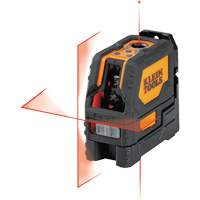 Self-Leveling Red Cross-Line Laser Level with Red Plumb Spot - Klein Tools 93LCLS
