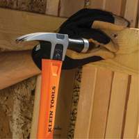 Marteau &agrave; panne droite, 18 oz, Prise en Fibre de verre, 14-4/5" lo - Klein Tools H80718